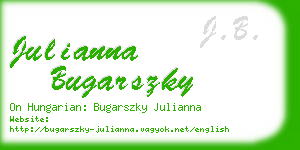julianna bugarszky business card
